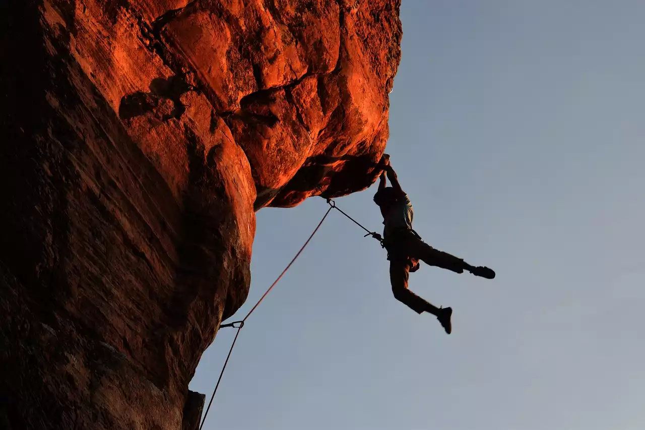 Stepping Through Technique - Rock Climbing